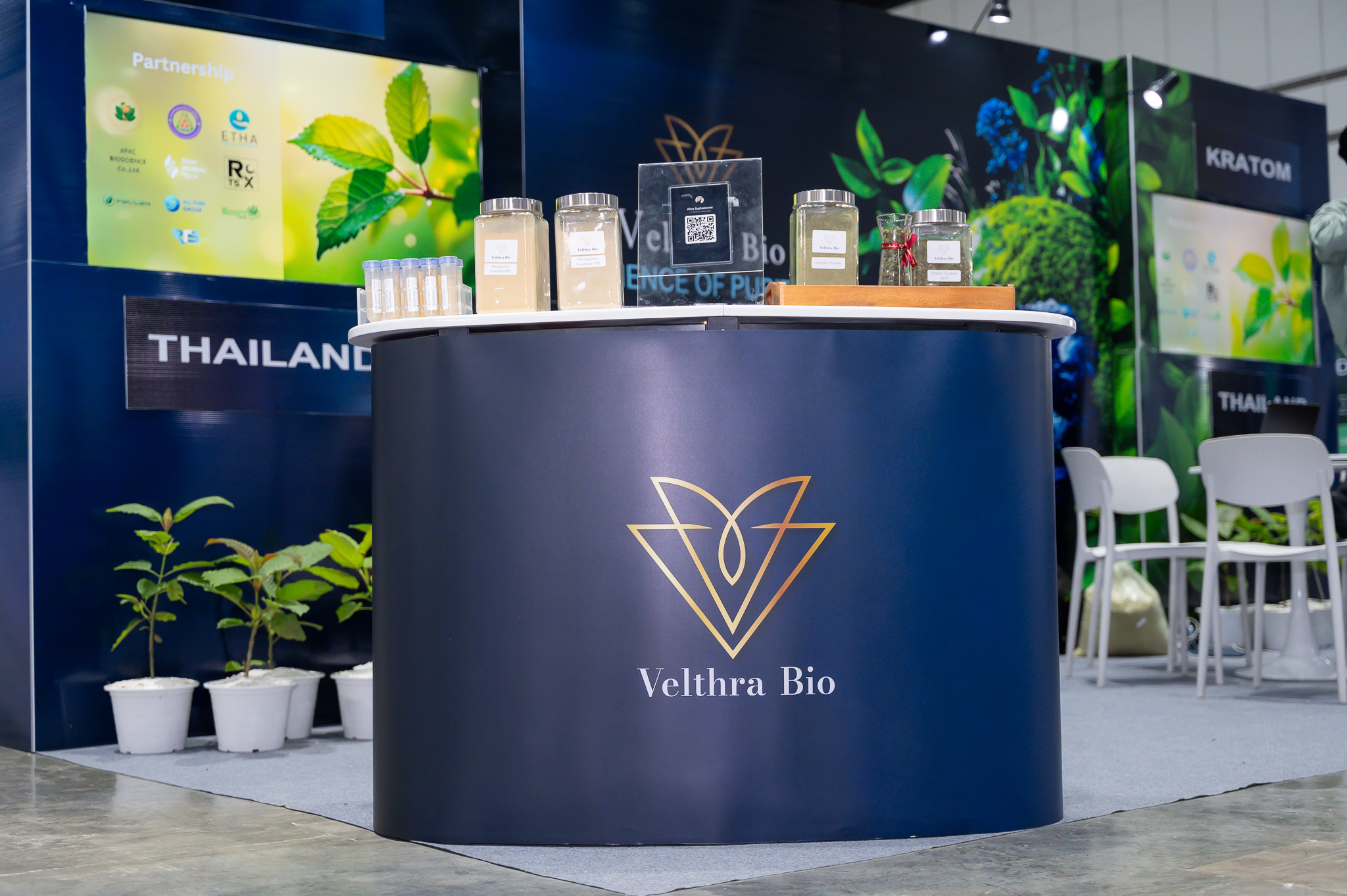 Velthra Bio booth